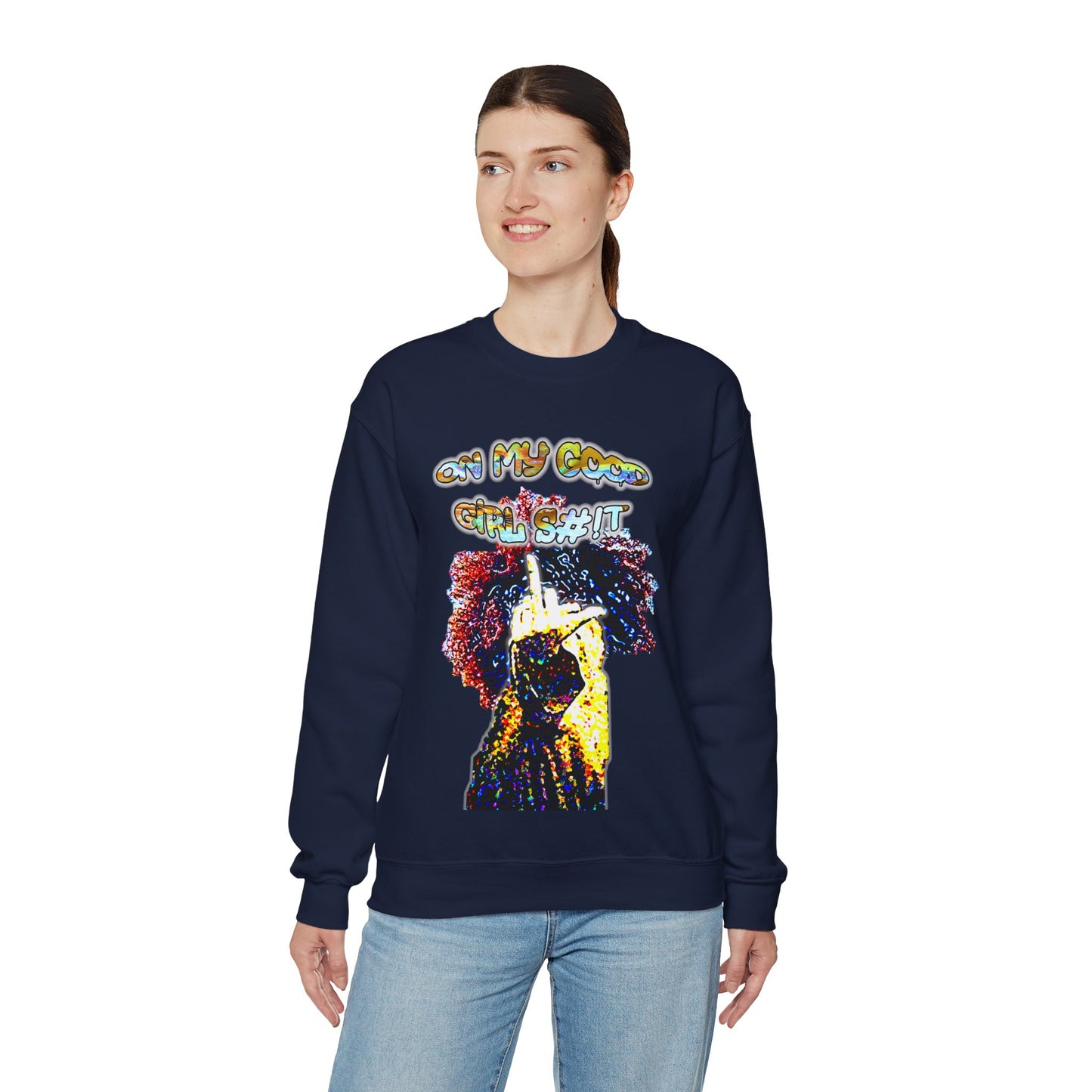 Good Girl Unisex Heavy Blend™ Crewneck Sweatshirt