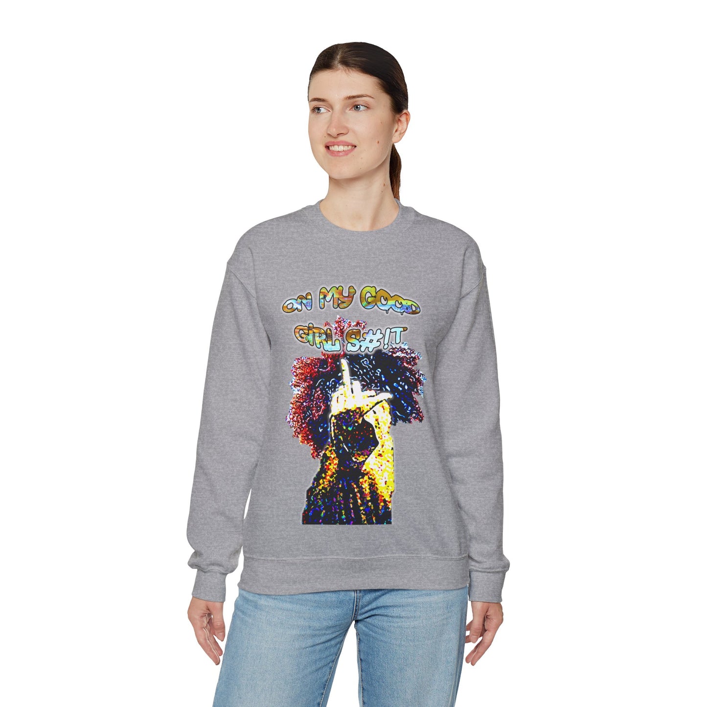 Good Girl Unisex Heavy Blend™ Crewneck Sweatshirt