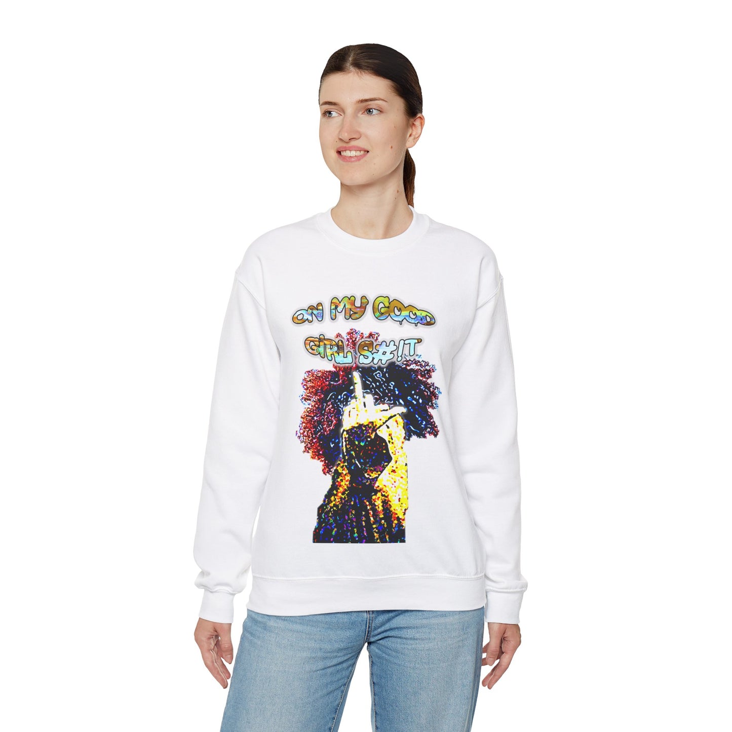 Good Girl Unisex Heavy Blend™ Crewneck Sweatshirt