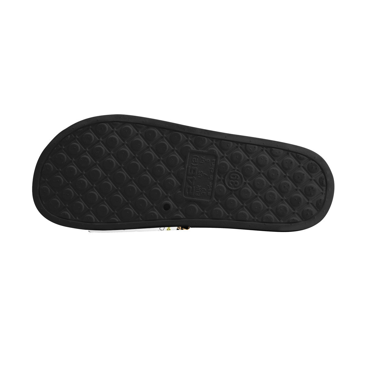 Branded Slide Sandals - Black