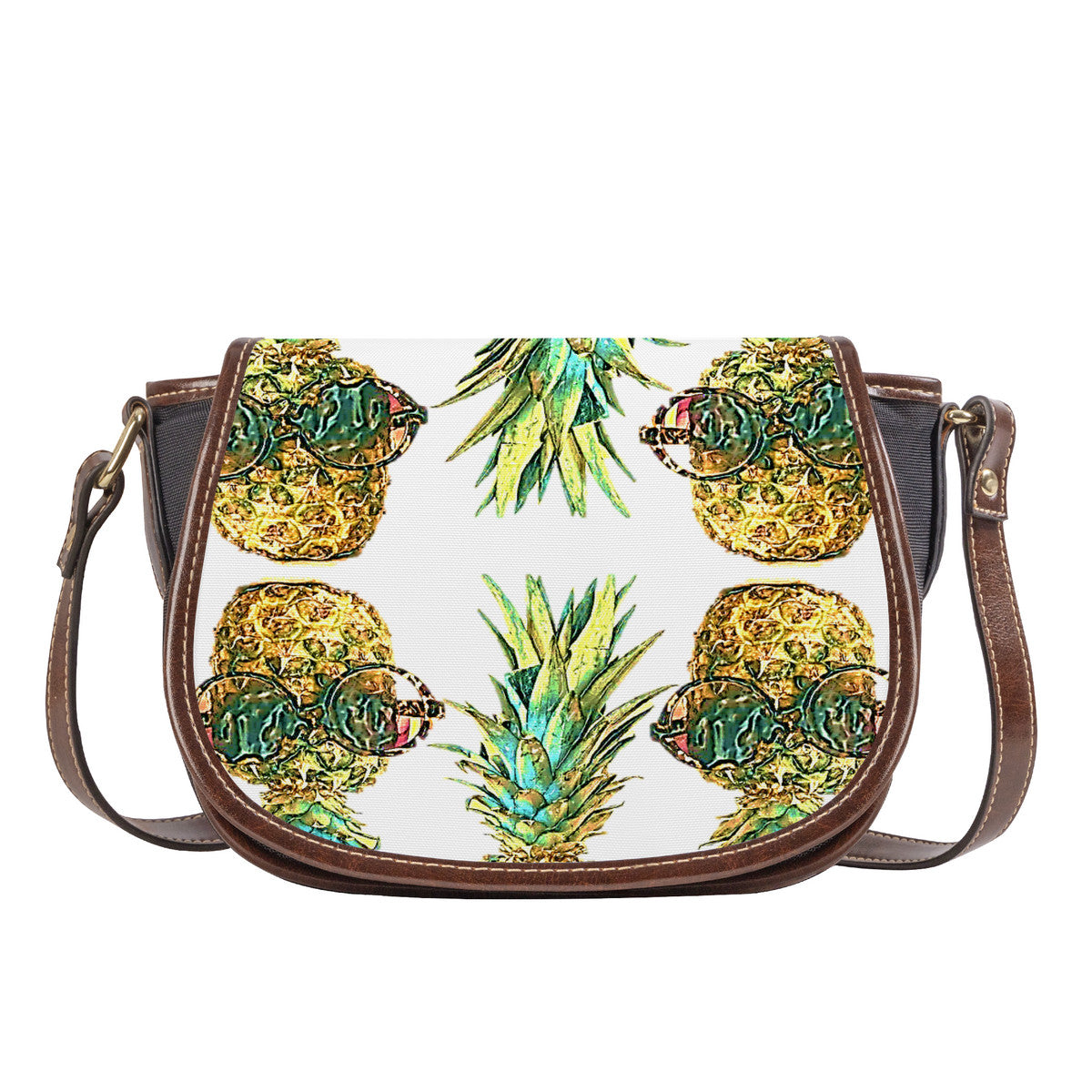 Pineapple Man Saddle Bag