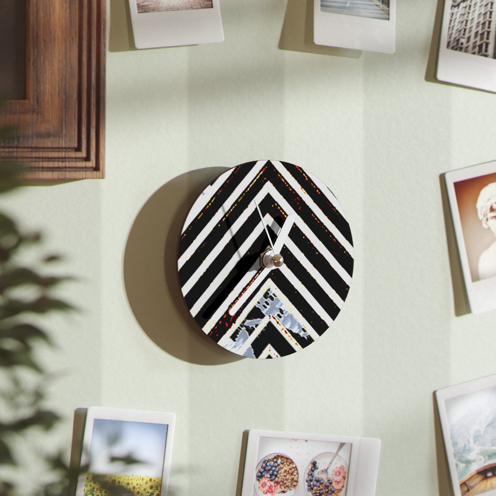 Stripped Fun Wall Clocks