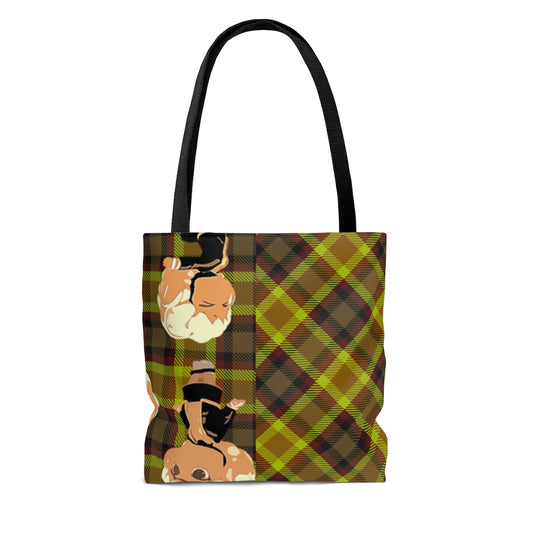 Branded Plad Tote Bag