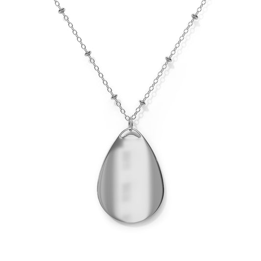 Branded Oval Necklace