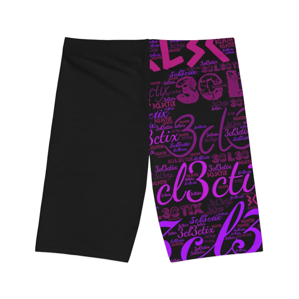 Black Branded Women's Bike Shorts