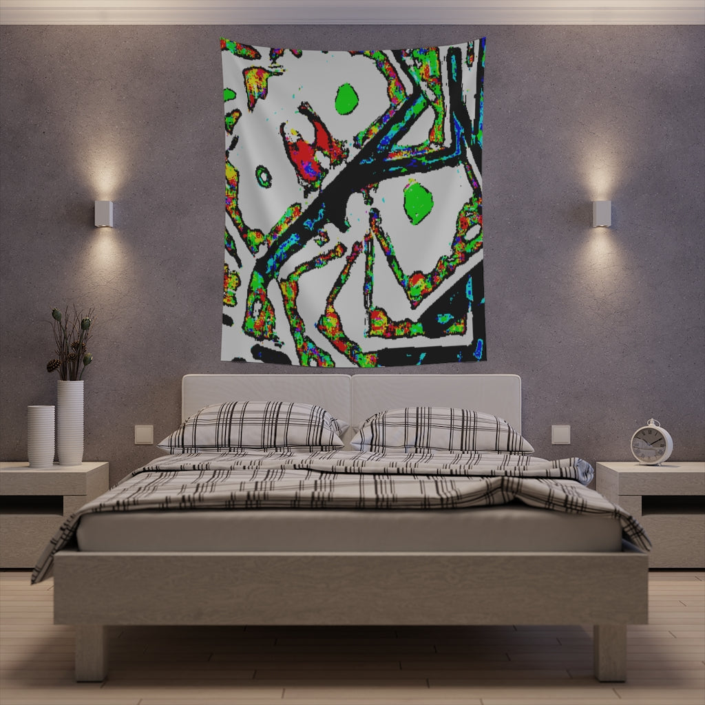 Painted Money Printed Wall Tapestry