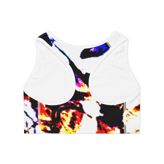 Floral Sports Bra (AOP)