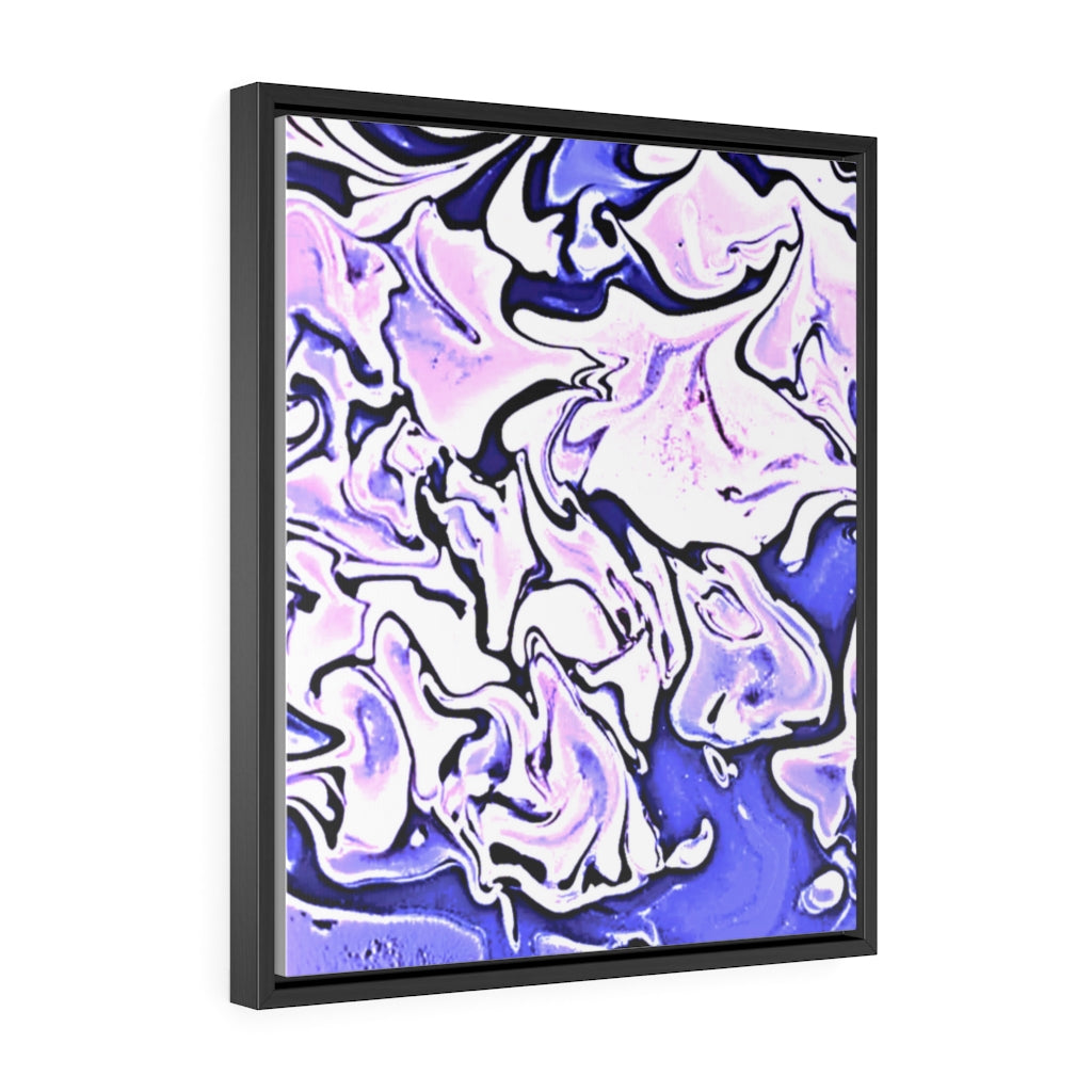 CDEJ Purple Marble Gallery Canvas Wraps, Vertical Frame