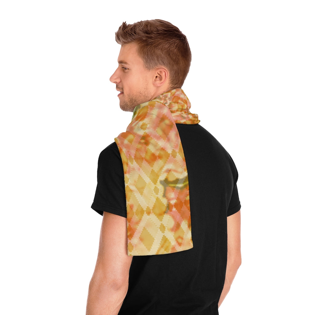 Faded Floral Scarf