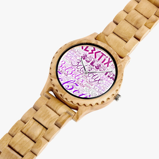 206. Italian Olive Lumber Wooden Watch