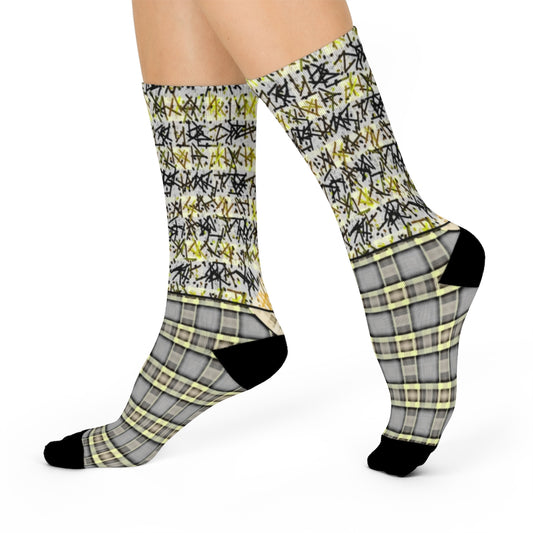 Patchwork DTG Crew Socks