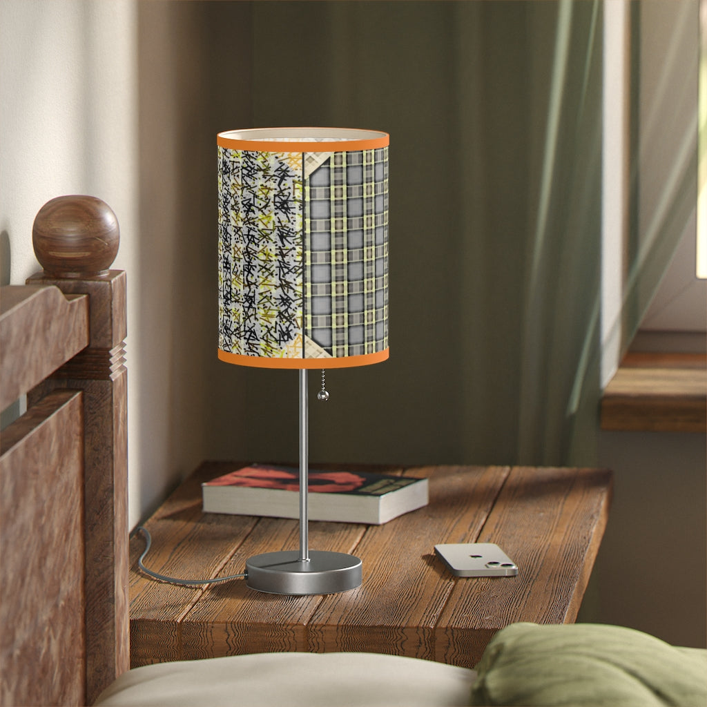 Patchwork Lamp on a Stand, US|CA plug