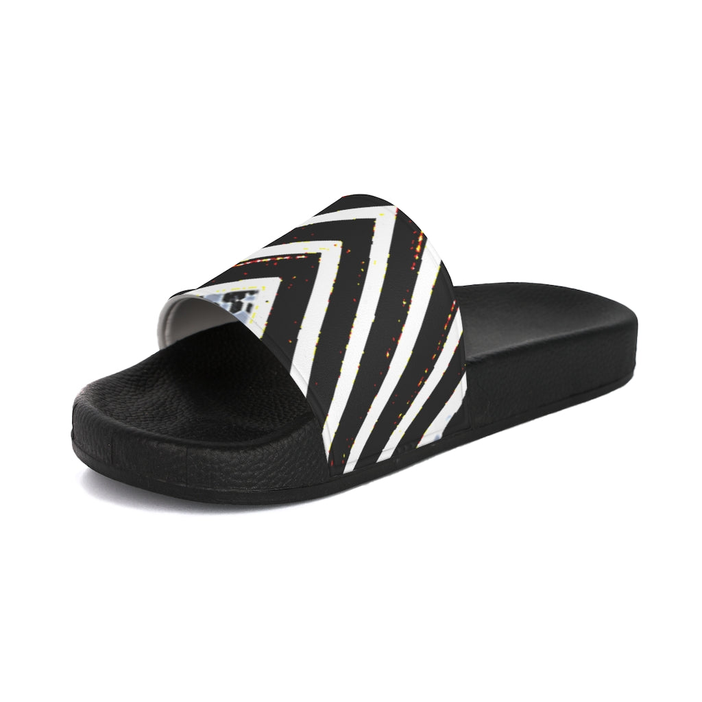 Stripped Women's Slide Sandals