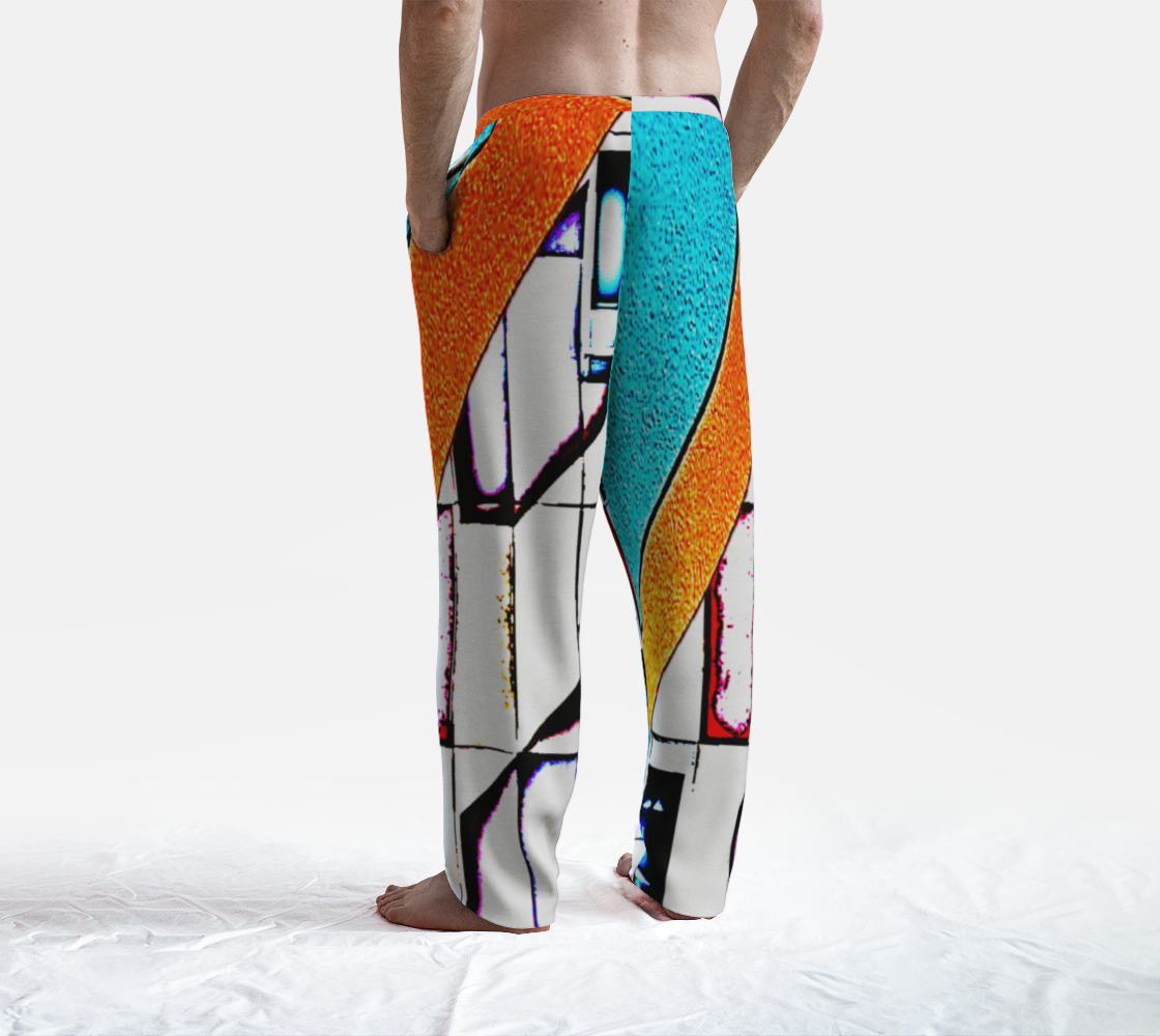 abstract lounge pants