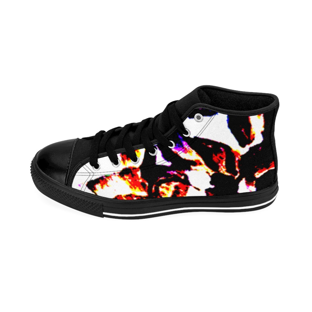 Floral Women's High-top Sneakers