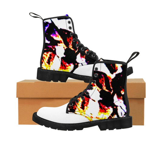 Floral Women's Canvas Boots