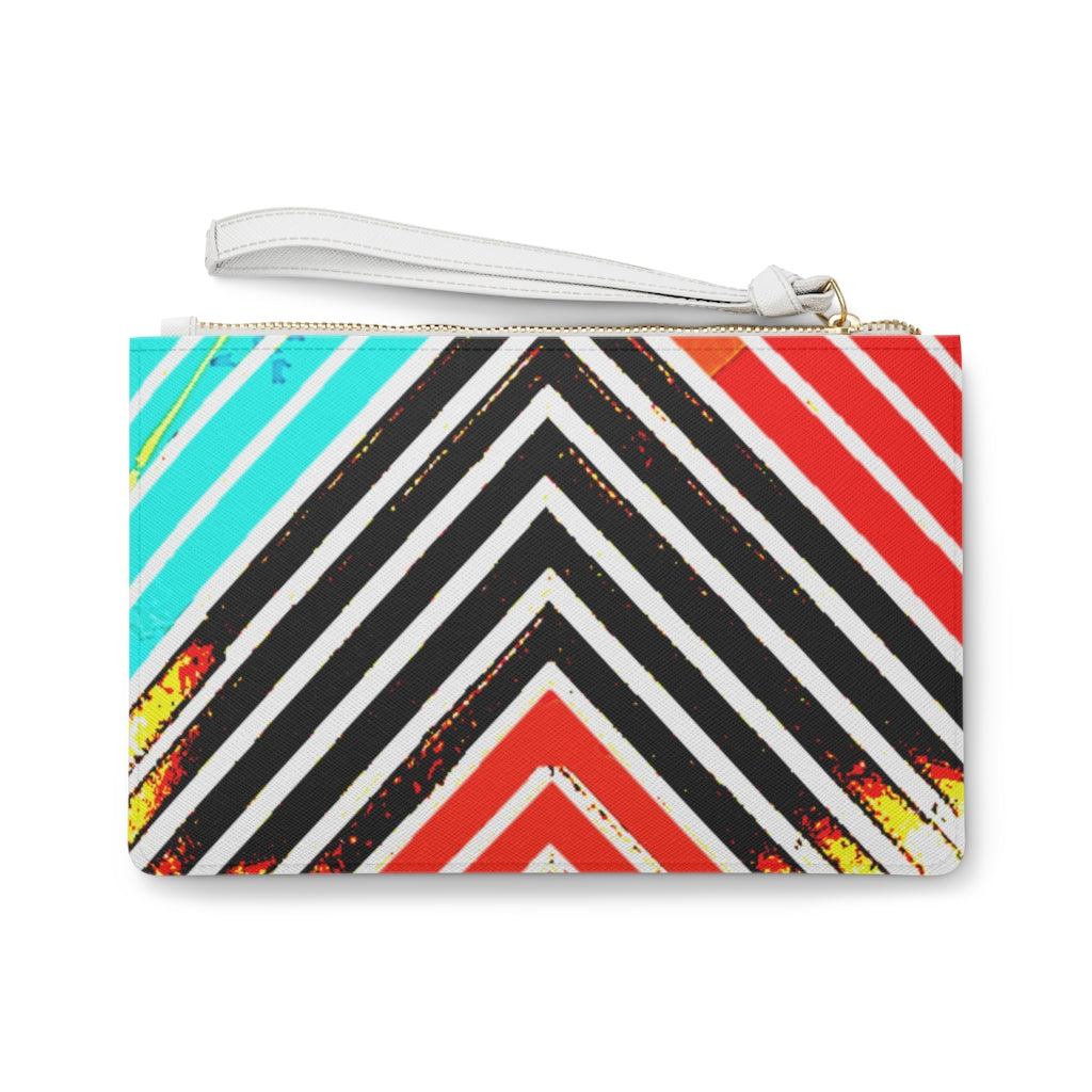 Special Stripped Clutch Bag