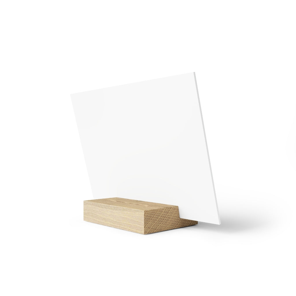 White Branded Gallery Board with Stand