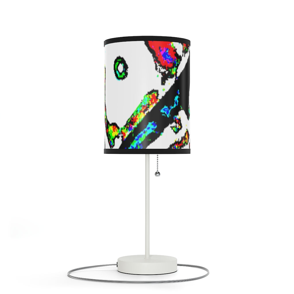 Painted Money Lamp on a Stand, US|CA plug