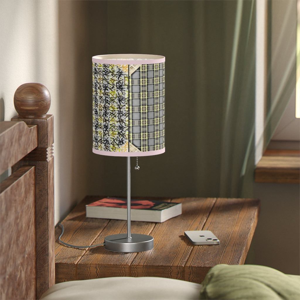 Patchwork Lamp on a Stand, US|CA plug