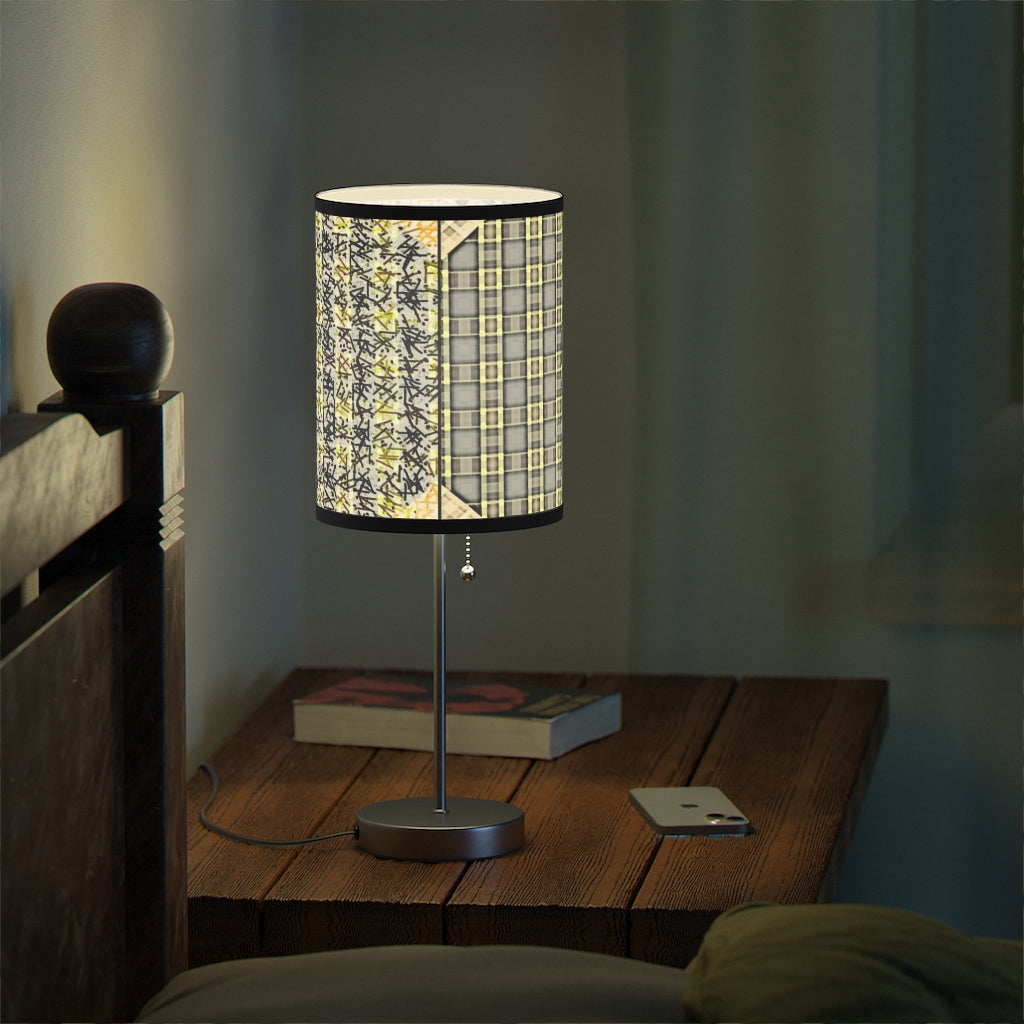 Patchwork Lamp on a Stand, US|CA plug