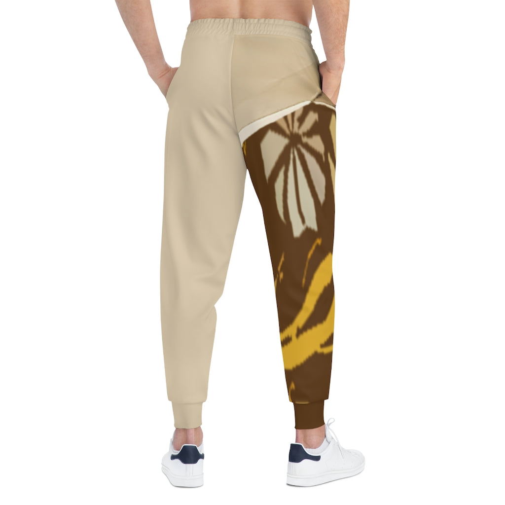 Brown Athletic Joggers (AOP)