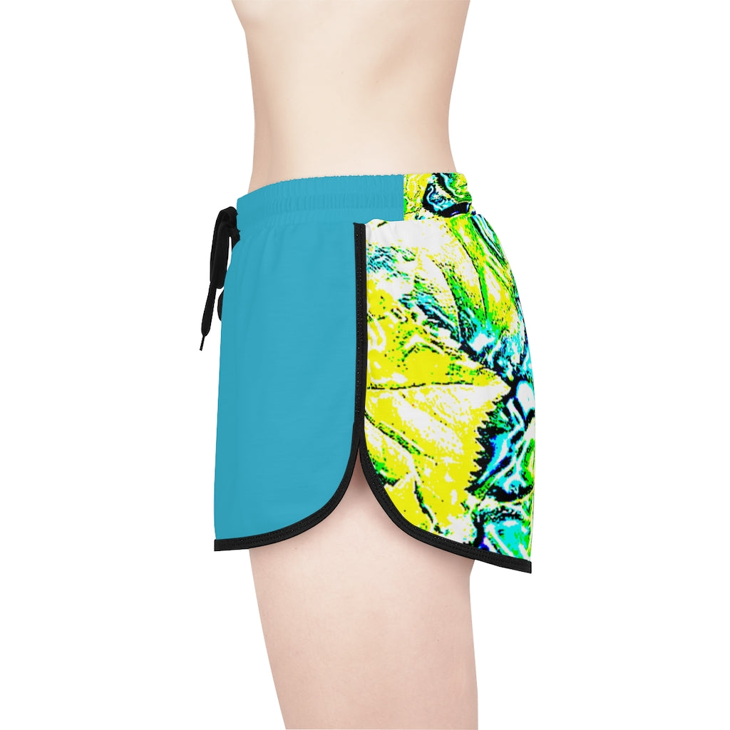 Neon Women's Relaxed Shorts (AOP)