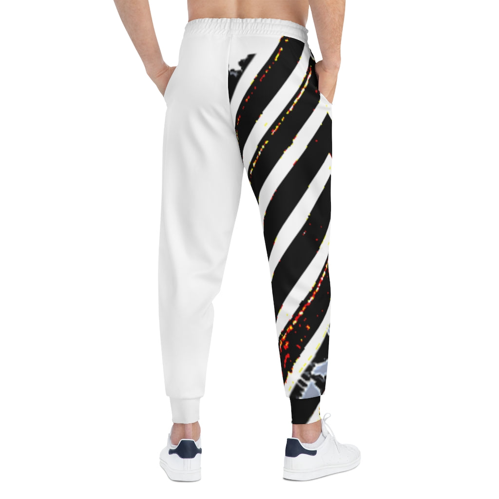 Stripped Athletic Joggers (AOP)