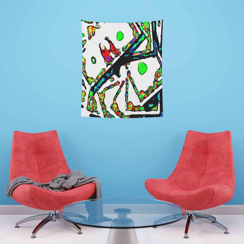 Painted Money Printed Wall Tapestry