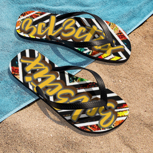 Branded Unisex Flip-Flops