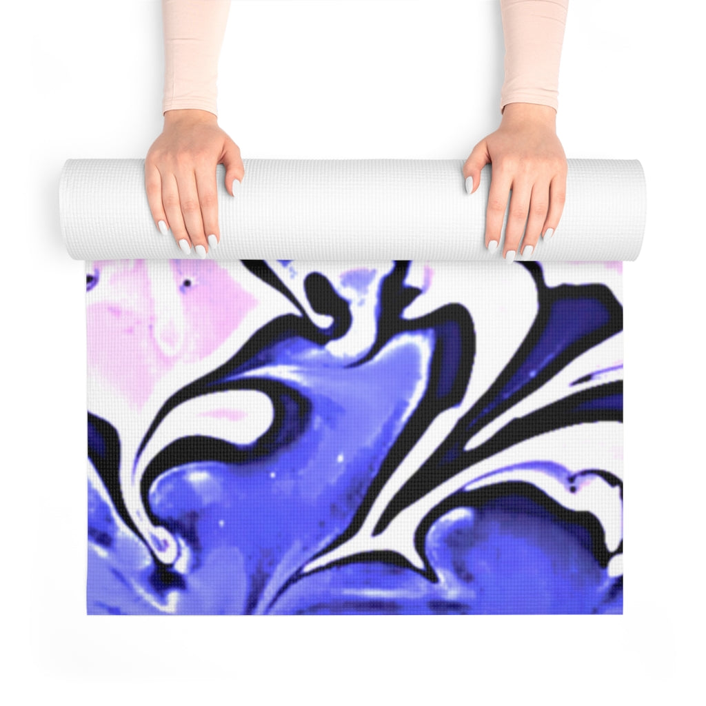 CDEJ Purple Marble Foam Yoga Mat