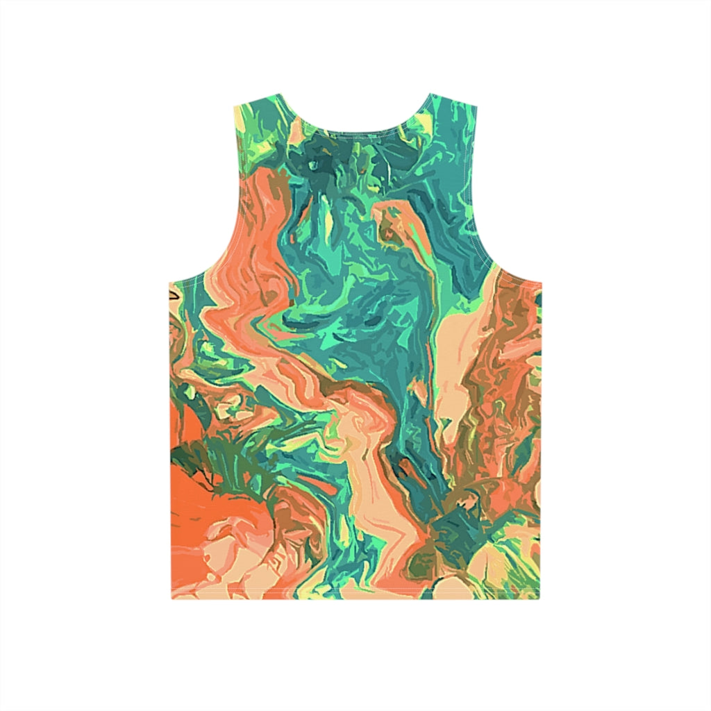 CDEJ Green Marble Print Tank