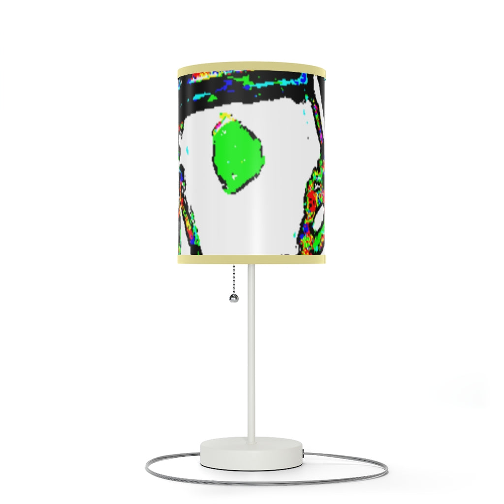 Painted Money Lamp on a Stand, US|CA plug