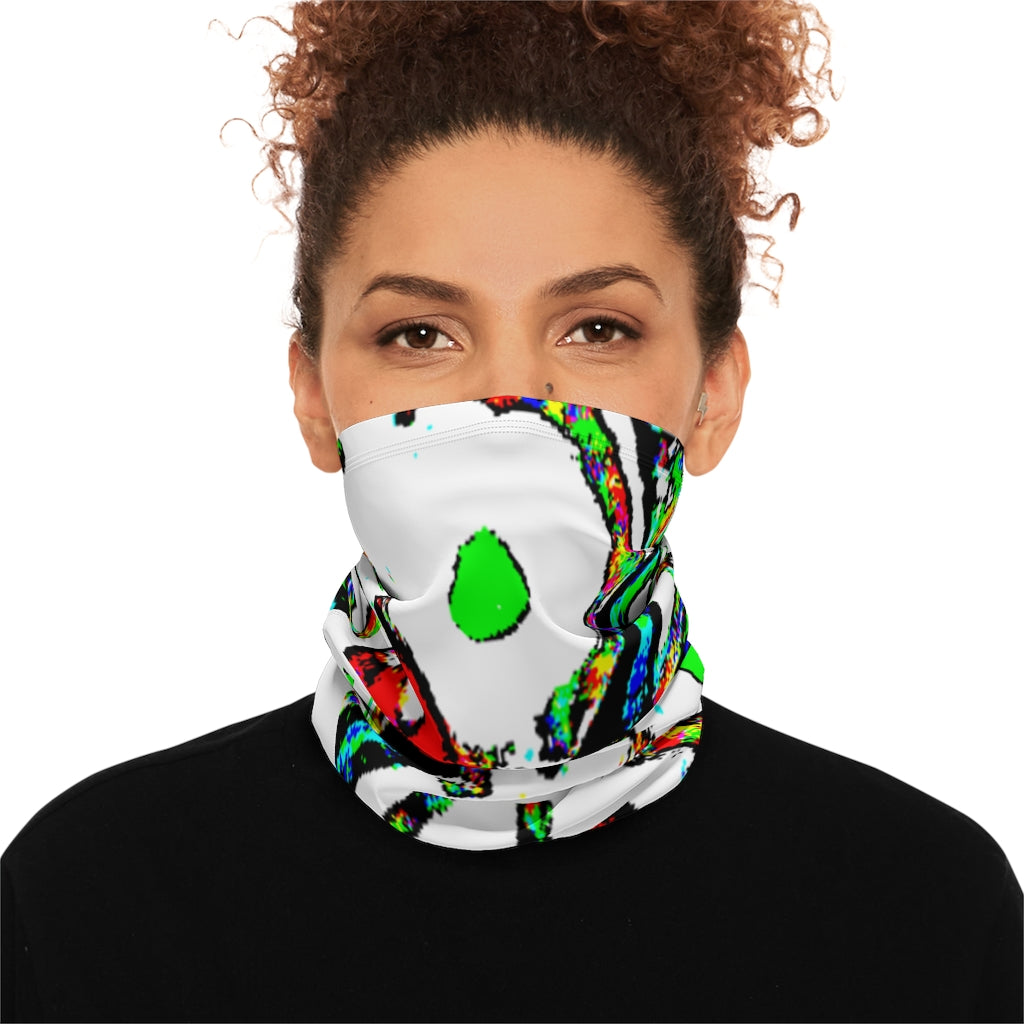 Painted Money Winter Neck Gaiter With Drawstring