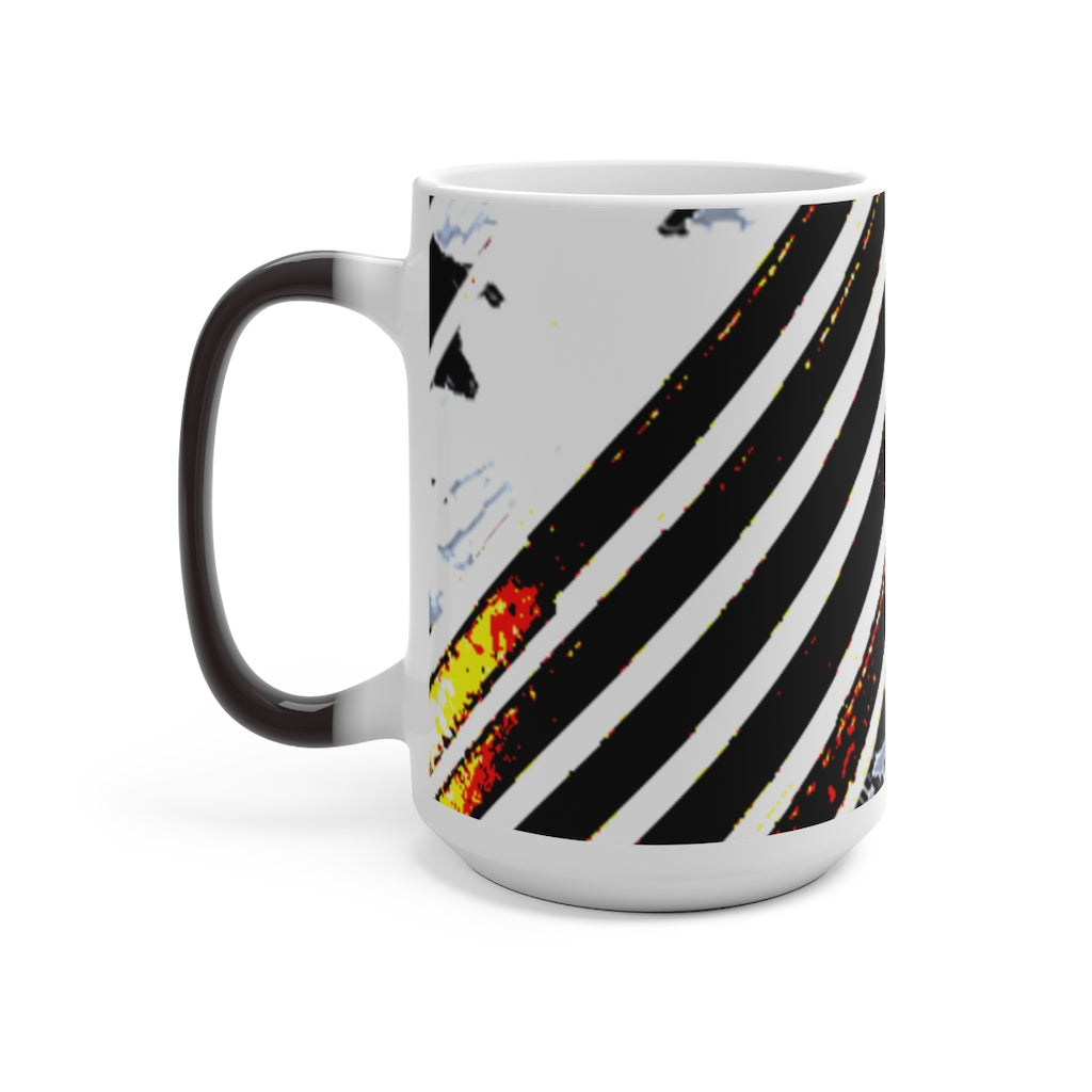 Stripped Color Changing Mug