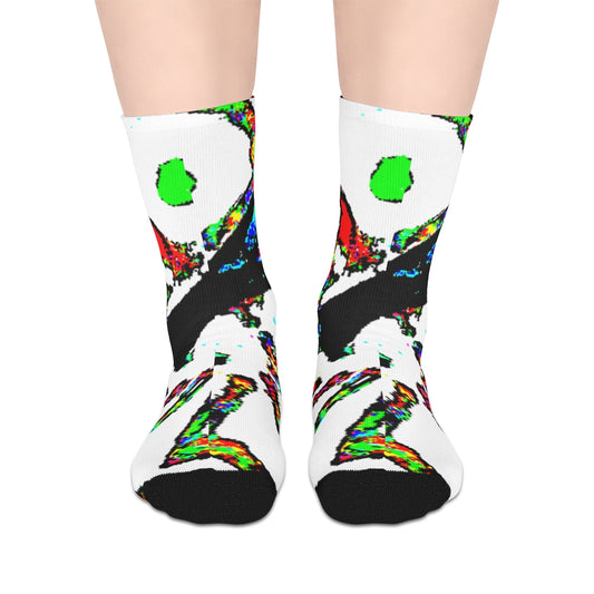 Painted Money Mid-length Socks