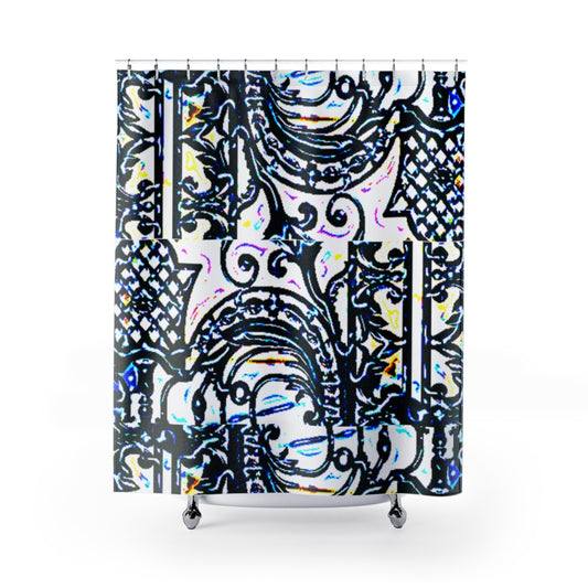 Faux Baroque Shower Curtains