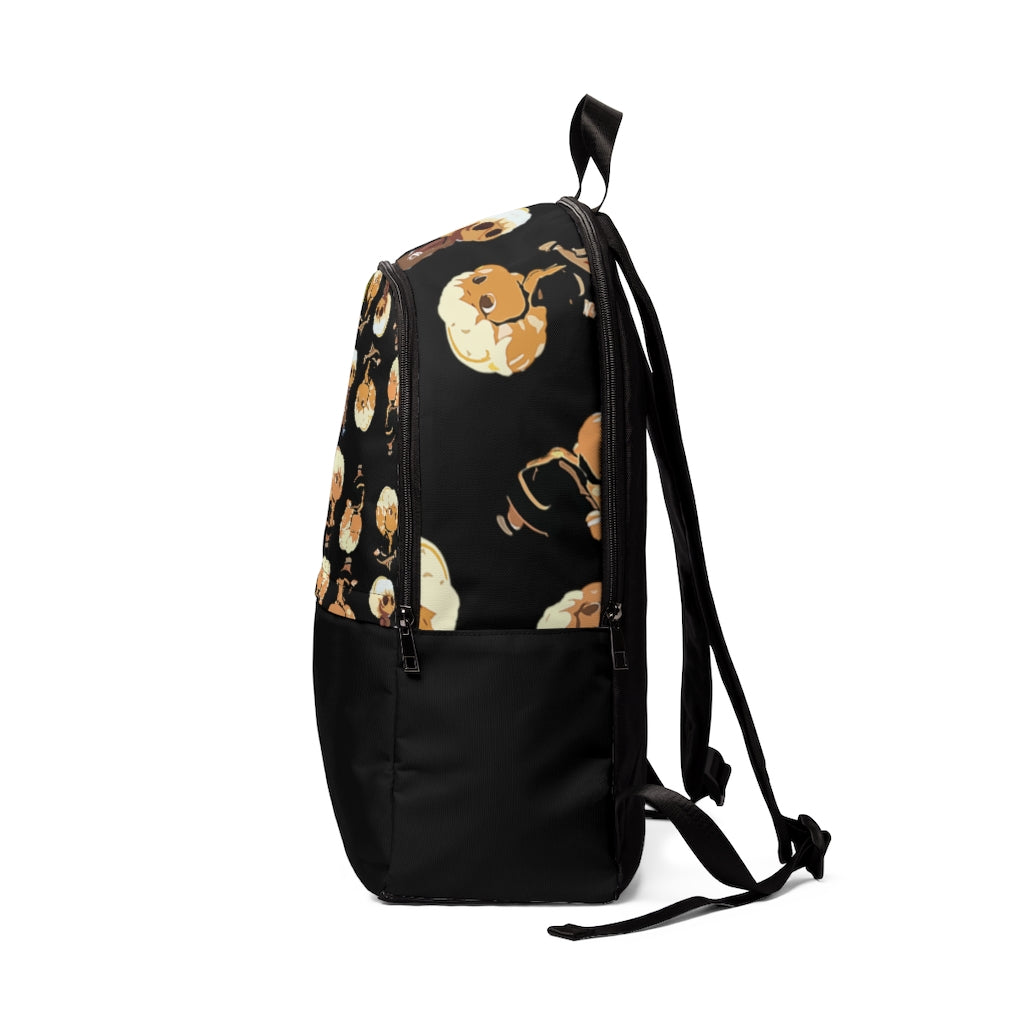 Plad Branded Unisex Fabric Backpack