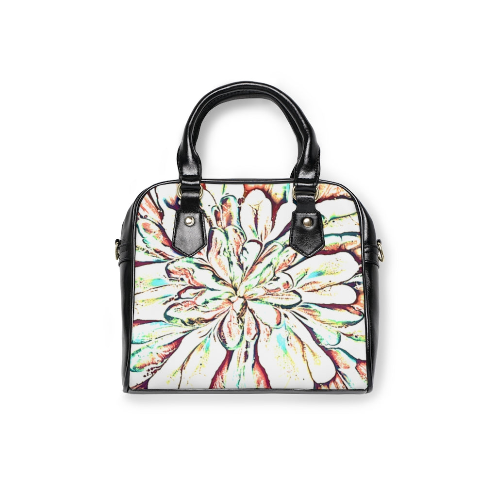 Psycho Print Shoulder Handbag