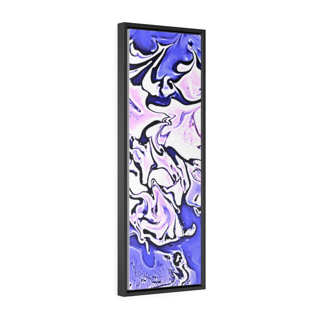 CDEJ Purple Marble Gallery Canvas Wraps, Vertical Frame