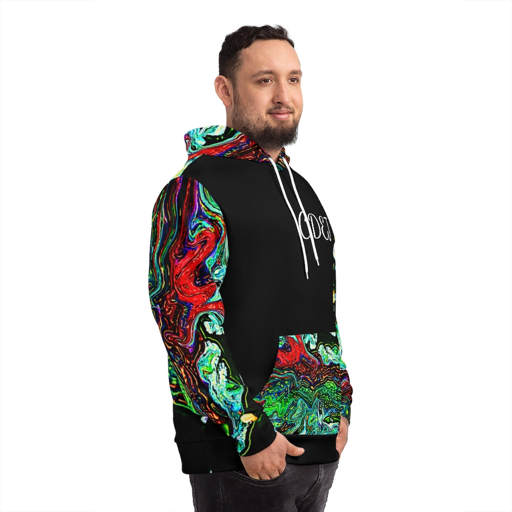 CDEJ Green Marble AOP Fashion Hoodie