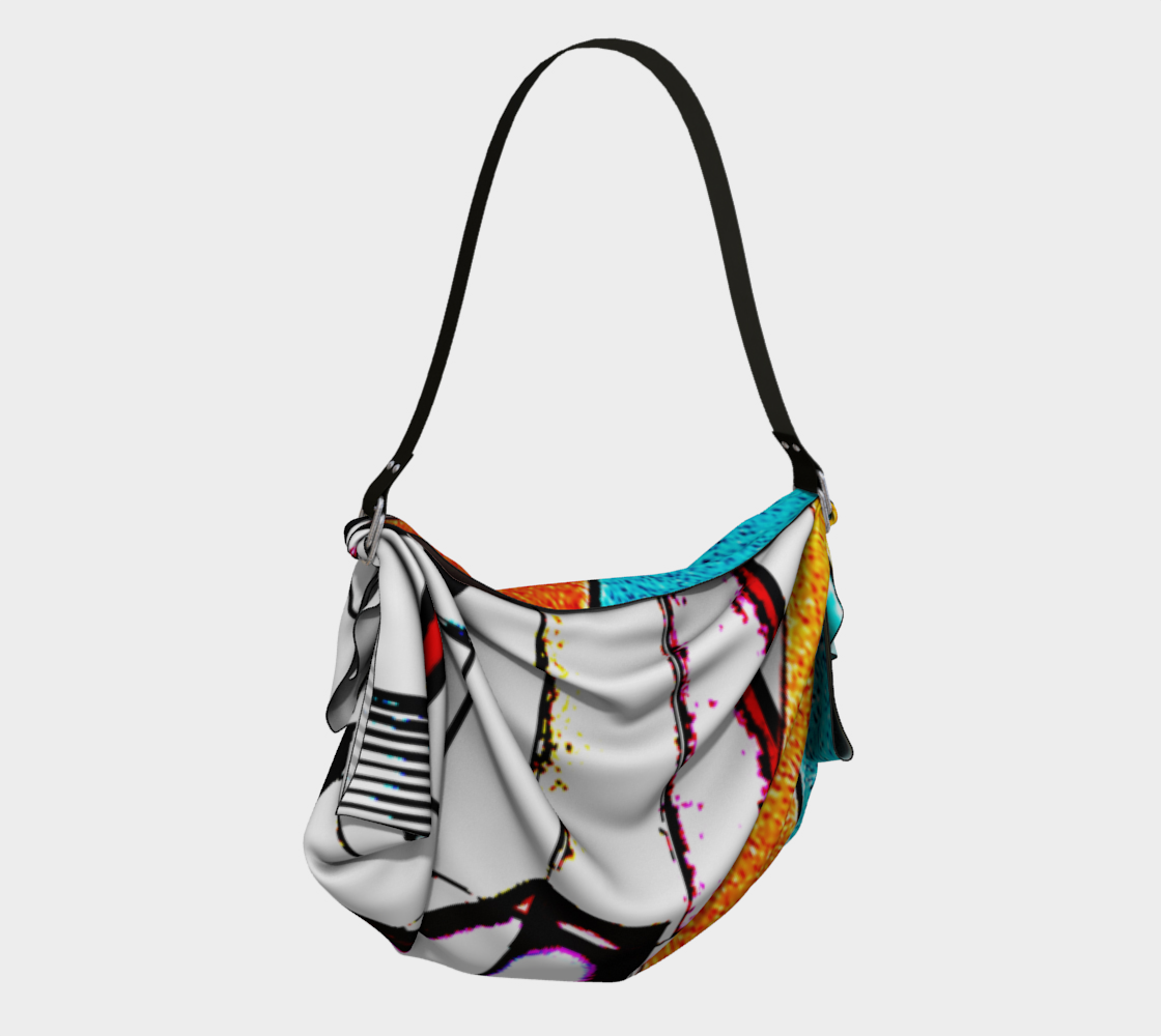 abstract origami bag