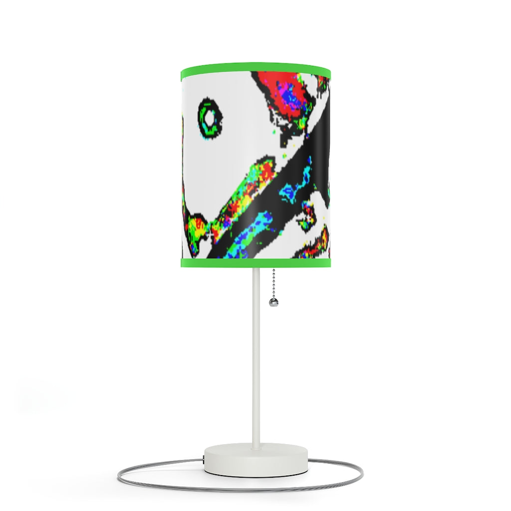 Painted Money Lamp on a Stand, US|CA plug