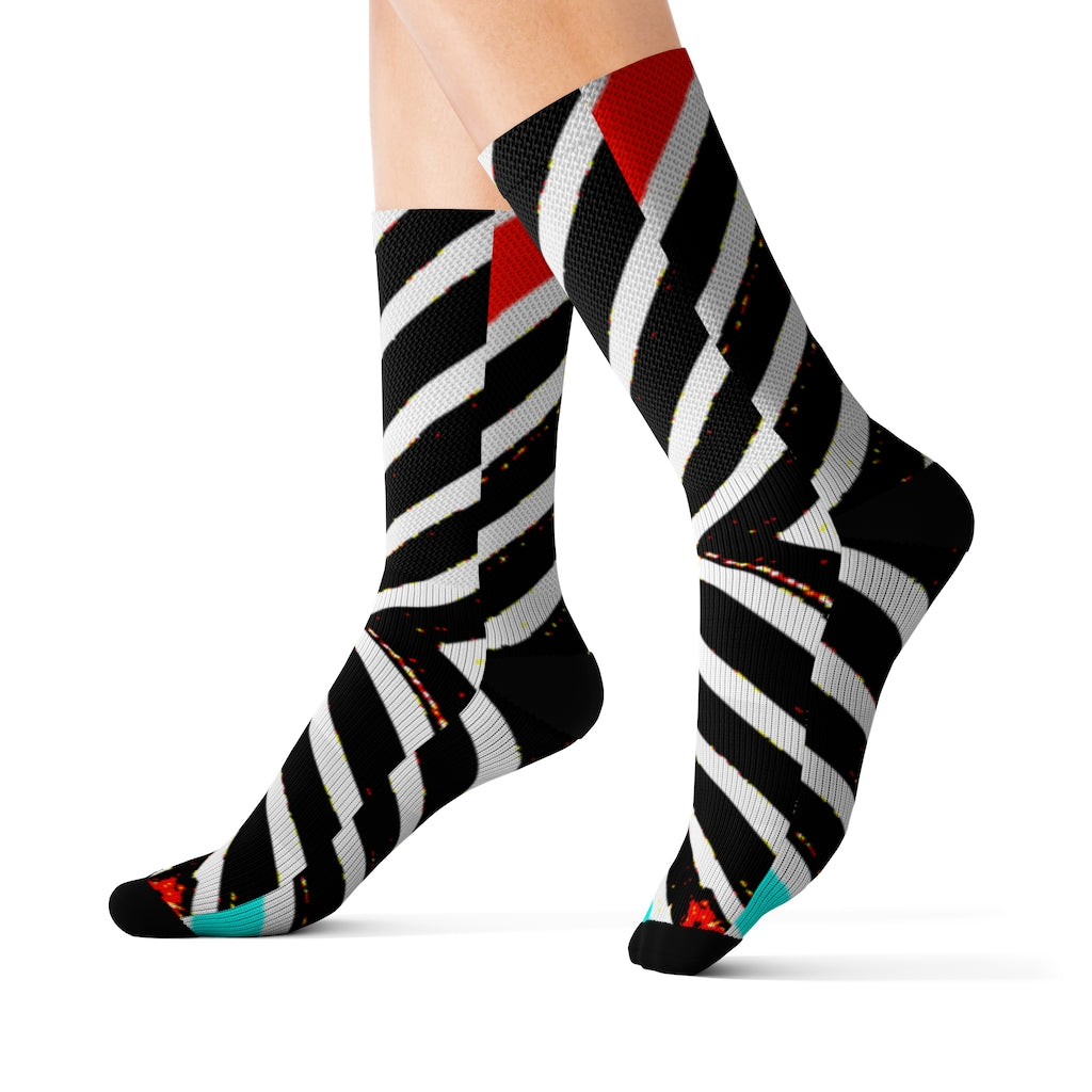 Special Stripped Sublimation Socks