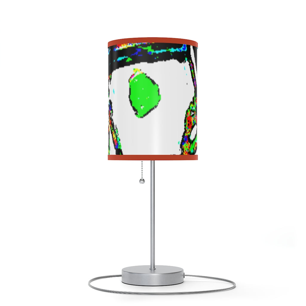 Painted Money Lamp on a Stand, US|CA plug