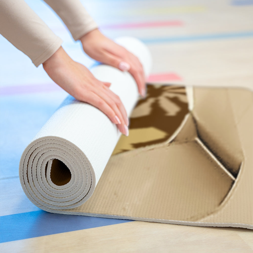 Brown Foam Yoga Mat