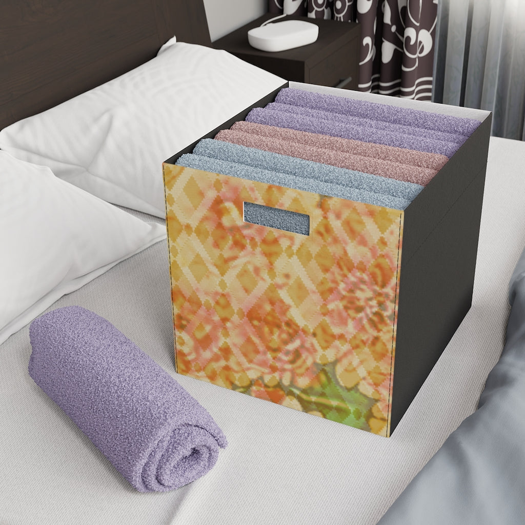 Floral Felt Storage Box