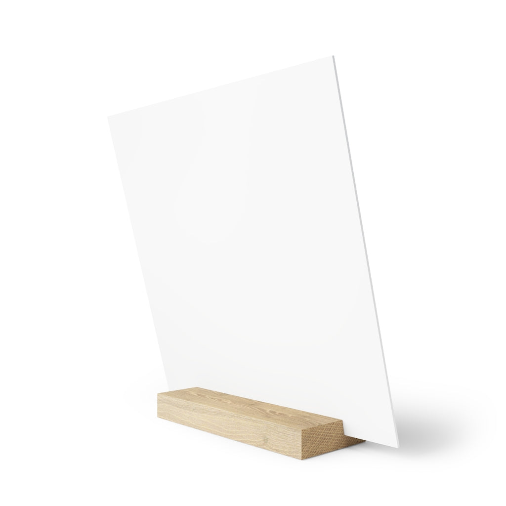 White Branded Gallery Board with Stand