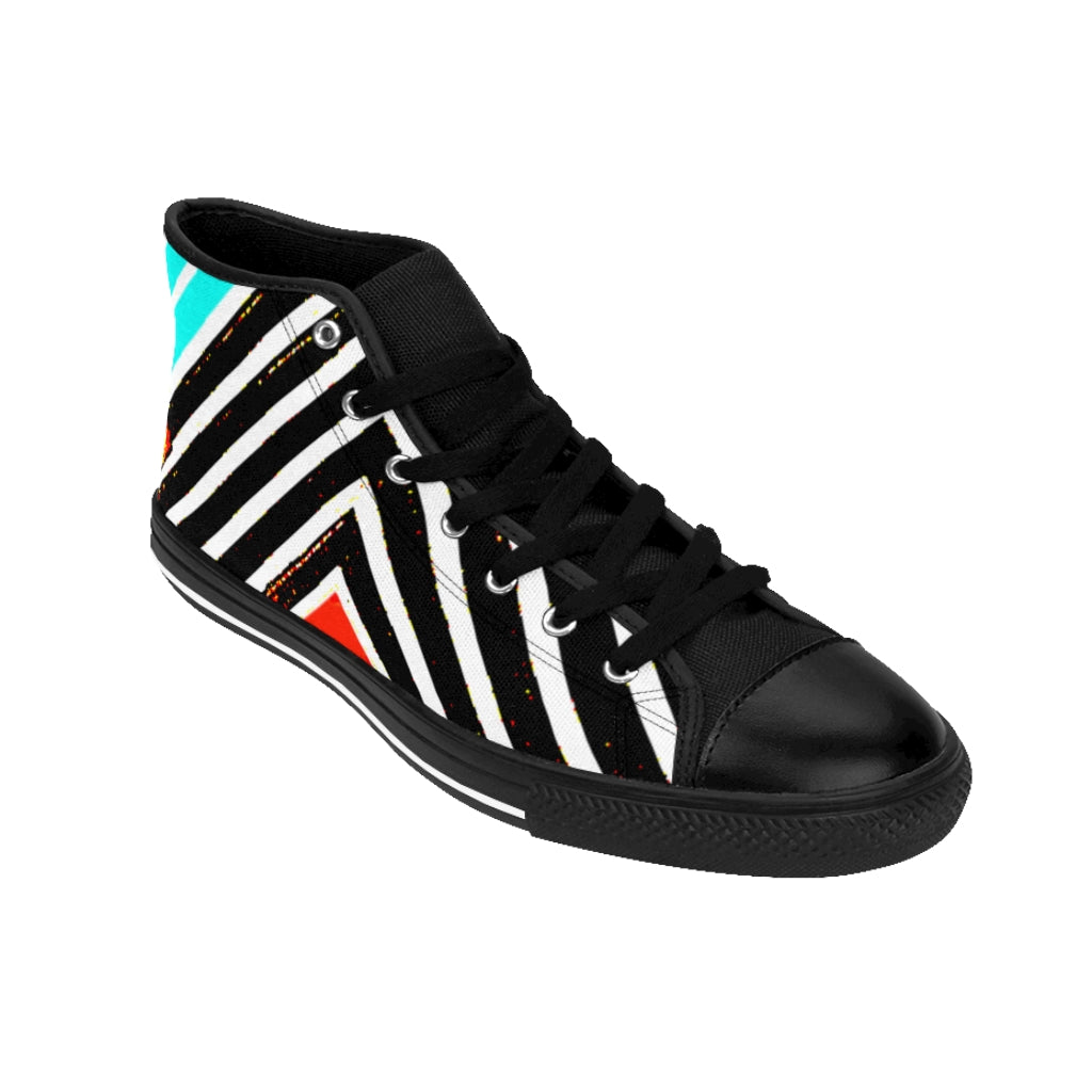 Special Stripped Men's High-top Sneakers