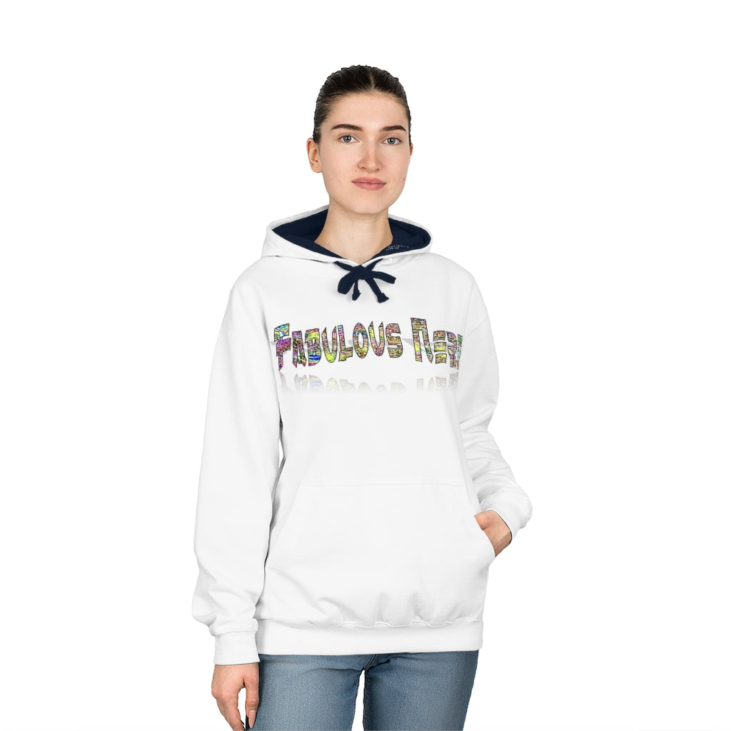 Graphic "Fabulous Nerd" Unisex Varsity Hoodie